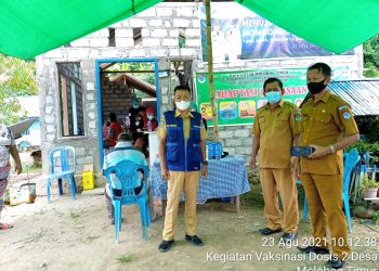 Maksimalkan Program Vaksinasi Covid-19, Pjs Sangadi Molobog Timur: Vaksin ini Aman dan Halal