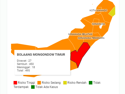 Pasien Sembuh Dari Covid-19 di Boltim Terus Bertambah, Kasus Aktif Berkurang