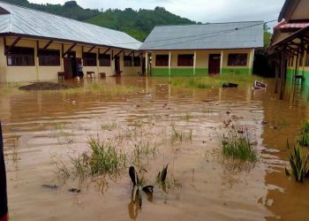 Intensitas Hujan Tinggi, Empat Desa di Boltim Banjir