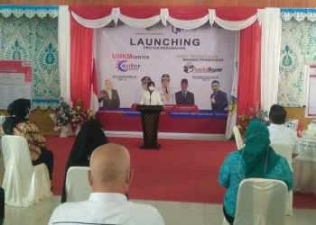 Wali Kota Kotamobagu Launching UMKM Center dan PusdalBaper