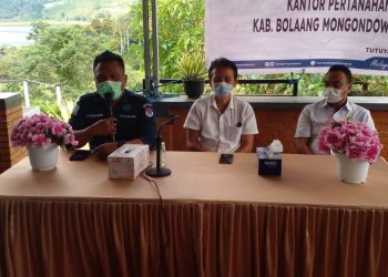 Komitmen Berantas Korupsi, Kantor Pertanahan Boltim Canangkan WBK-WBBM