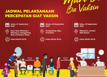 Besok, Pemkot Kotamobagu Laksanakan Serbuan Vaksinasi