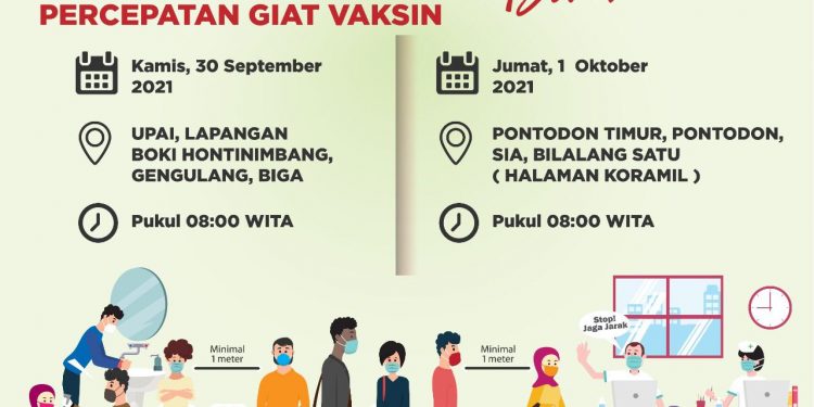 Pemkot Kerahkan Satgas Desa dan Kelurahan Ajak Masyarakat Sukseskan Program Vaksinasi