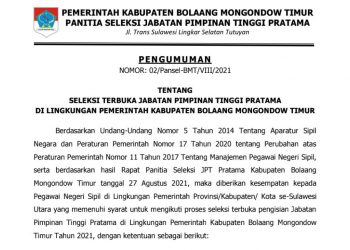 Jabatan Kadis Kominfo dan Sekretaris DPRD “Kurang Diminati”, Pansel Kembali Perpanjang Tahapan Pendaftaran