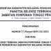 Ini Nama-nama Pejabat Boltim yang Dinyatakan Lulus Selter