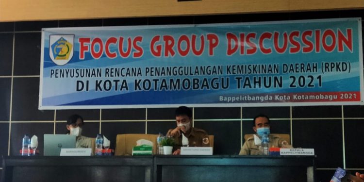 Percepat Penurunan Angka Kemiskinan di Kotamobagu, Pemkot Gelar FGD RPKD