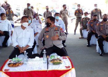 Dihadapan Kapolda, Bupati Beber Upaya Percepatan Vaksinasi Covid-19 di Boltim