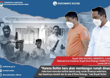 Kunker ke Bone Bolango, Bupati Boltim Dapat Ide Bangun Rudis Sederhana