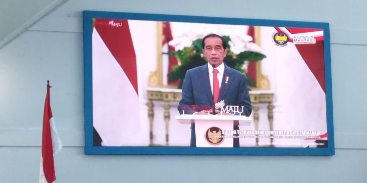 Ucapkan Selamat Dies Natalis ke-66 Unima, Rektor Beri Ucapan Terima Kasih ke Presiden