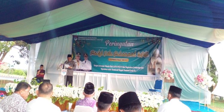Peringatan Maulid Nabi Pemkab Boltim; Rusmin Ajak Teladani Kepribadian Nabi Muhammad