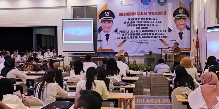 Ditjen Bina Pemerintahan Desa Kemendagri ‘Ajari’ Sangadi se-Boltim Cara Kelola Keuangan dan Aset Desa