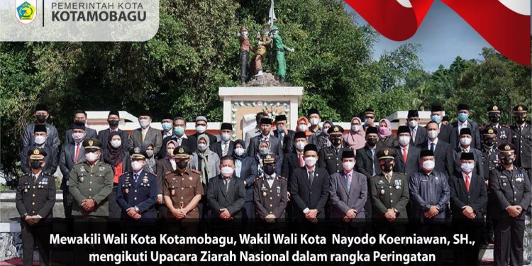 Mewakili Wali Kota, Wakil Wali Kota Kotamobagu Hadiri Ziarah Nasional ke TMP Mongkonai