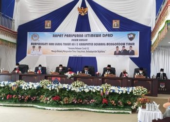 Paripurna HUT Boltim, Ketua DPRD: Tingkatkan Kebersamaan untuk Kelanjutan Pembangunan Daerah