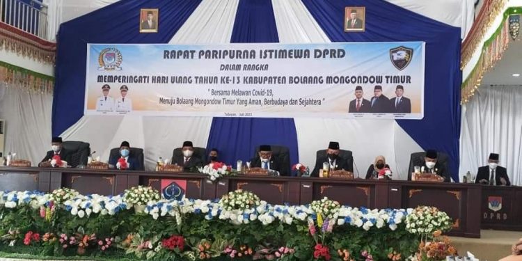 Paripurna HUT Boltim, Ketua DPRD: Tingkatkan Kebersamaan untuk Kelanjutan Pembangunan Daerah