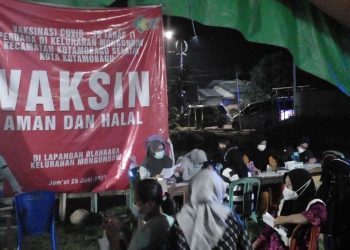 Vaksinasi Covid-19 di Kotamobagu Sore ini Digelar di 12 Titik