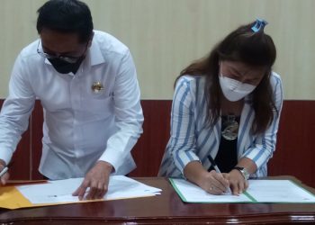Bupati Tandatangani Kerja Sama dengan PT Kenos Cahaya Bangsa