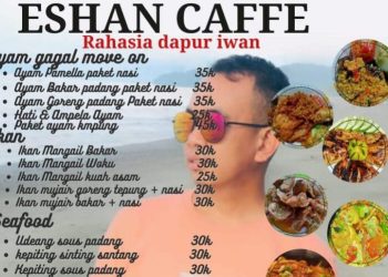 Eshan Caffe Rahasia Dapur Iwan Tawarkan Menu yang Menggugah Selera