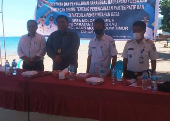 Pemdes Molobog Timur Gelar Pelatihan dan Penyuluhan Paralegal