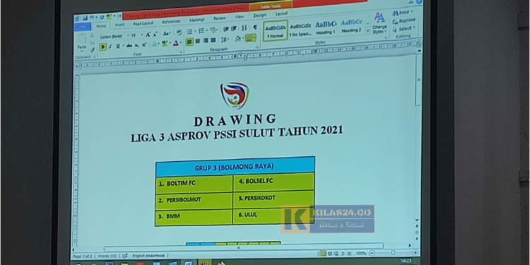 Liga 3 Sulut Grup 3 Segera Bergulir, Ini Hasil Drawing dan Jadwal Pertandingan