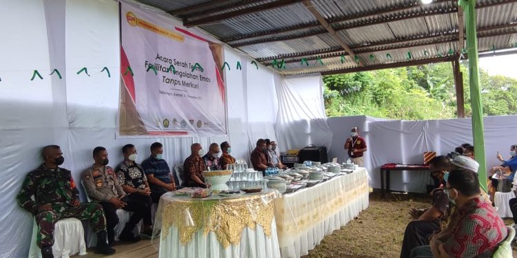 YEAI Serahkan Bantuan Fasilitas Pengolahan Emas Tanpa Merkuri Kepada Koperasi Bulawan Sejahtera Mandiri Tobongon