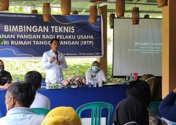 Buka Bimtek Keamanan Pangan, Bupati Ingatkan Pelaku IRTP Soal Mutu Produk Usaha