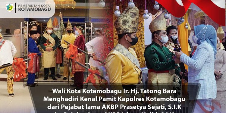 Wali Kota Hadiri Kenal Pamit Kapolres Kotamobagu