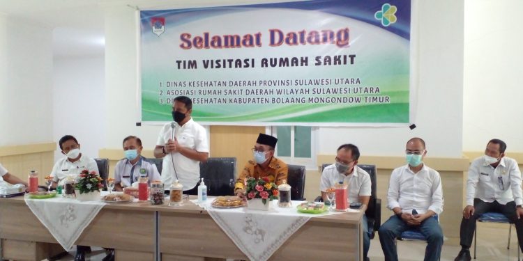 Terima Kunjungan dari Tim Visitasi Rumah Sakit, Bupati Boltim Berharap RSD Ambang Segera Beroperasi