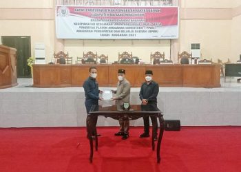 DPRD Setujui KUA-PPAS APBD Bolmong Tahun 2022