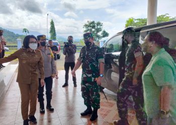 Bupati Yasti Terima Kunker Pangdam XIII Merdeka   