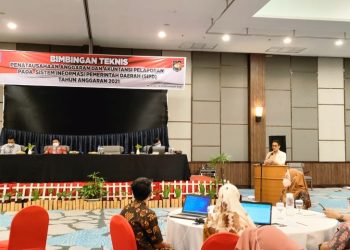 Wabup Yanny Buka Bimtek SIPD Tahun 2021