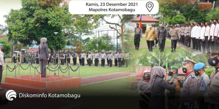 Wali Kota Kotamobagu Pimpin Apel Pasukan Operasi Lilin Samrat 2021
