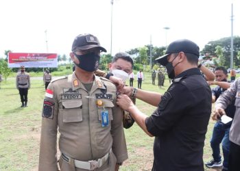 Bupati Boltim Pimpin Apel Pasukan Operasi Lilin 2021