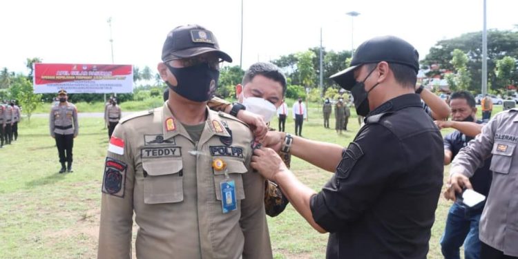 Bupati Boltim Pimpin Apel Pasukan Operasi Lilin 2021