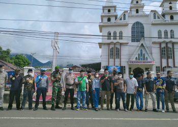 PAC GP Ansor Modayag Lakukan Giat Penjagaan Ibadah Natal di Gereja Wilayah Kecamatan Modayag