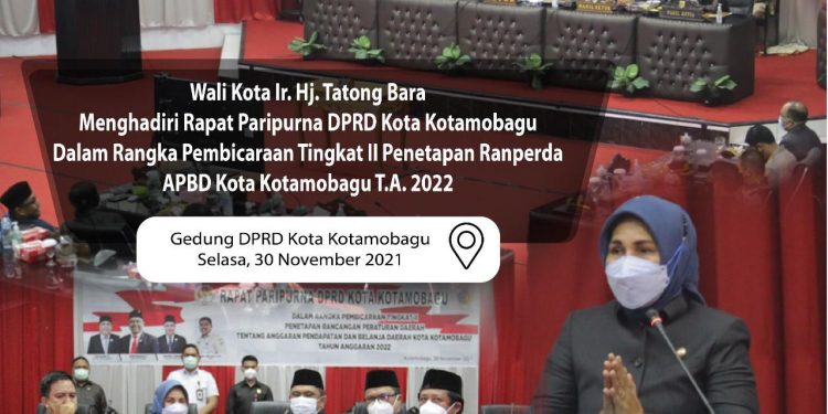 Ranperda APBD 2022 Ditetapkan, Wali Kota: Terima Kasih DPRD