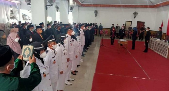 Wali Kota Tatong Bara Lantik Pejabat Struktural dan Fungsional di Lingkungan Pemkot Kotamobagu