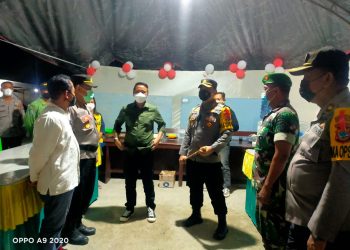 Bupati Monitoring Pengamanan Malam Natal di Boltim