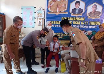 8.231 Anak Usia 6-11 Tahun di Boltim jadi Sasaran Vaksinasi Covid-19