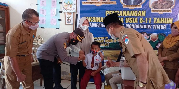 8.231 Anak Usia 6-11 Tahun di Boltim jadi Sasaran Vaksinasi Covid-19