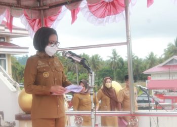 Pimpin Apel Perdana Tahun 2022, Begini Penyampaian Bupati Yasti