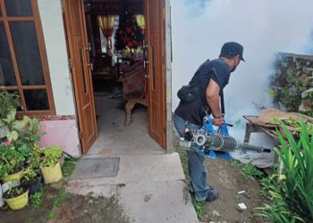 Gerak Cepat Tangani Kasus DBD, Dinkes Fogging di Tiga Desa di Kecamatan Modayag Barat