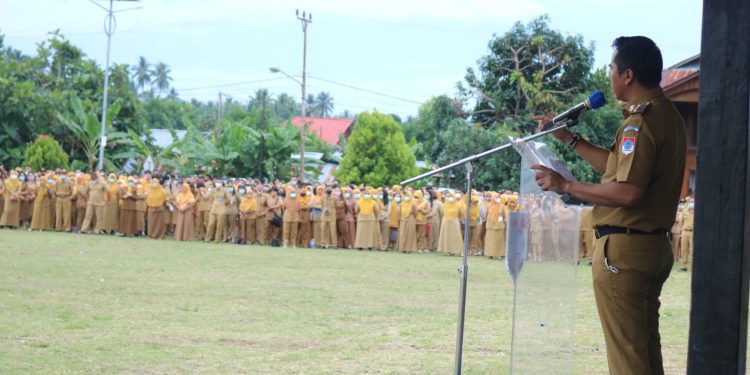 Pimpin Apel Perdana, Bupati Boltim Tegaskan ASN dan Perangkat Desa Bekerja secara Profesional