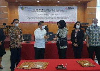 Pemkot Kotamobagu Jalin Kerja Sama dengan BSG Terkait Penyaluran BOS Non Tunai
