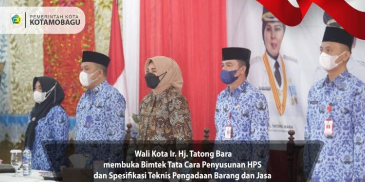 Wali Kota Kotamobagu Buka Bimtek Penyusunan HPS dan Spesifikasi Teknis Barang dan Jasa