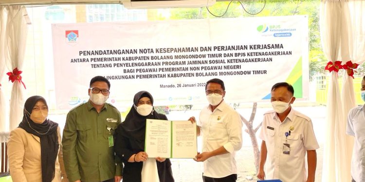 Bupati Upayakan Seluruh Pekerja di Boltim Tercover BPJS Ketenagakerjaan