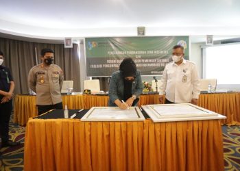 Wali Kota Tatong Bara Hadiri Pencanangan Zona Integritas WBK dan WBBM BPS Kotamobagu