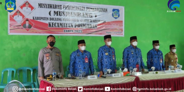 Kamaru dan Hamid Hadiri Musrenbang Kecamatan Posigadan