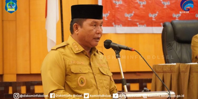 Wabup Bolsel Buka Kegiatan Bintek Teknis Penatausahaan Keuangan Daerah