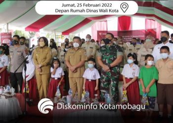 Serentak se-Sulut, Vaksinasi Covid-19 di Kotamobagu Dipantau Presiden