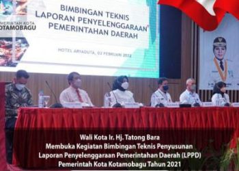 Wali Kota Buka Bimtek Penyusunan LPPD Pemkot Kotamobagu Tahun 2021